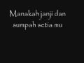 Lagu apit-Kemana kau menghilang diri (with lyric)