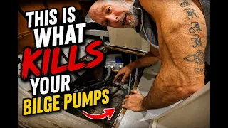 S1E49. I FOUND the Source of the NASTY Boat Smell… 🤢 | DIY Shower Sump Install