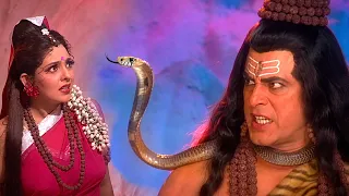 नाग का प्रहार - पार्वती हुई क्रोधित छोड़ा कैलाश | Ganesh ke Papa Mahadev