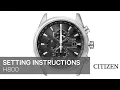 Citizen Watch Setting Instruction H800