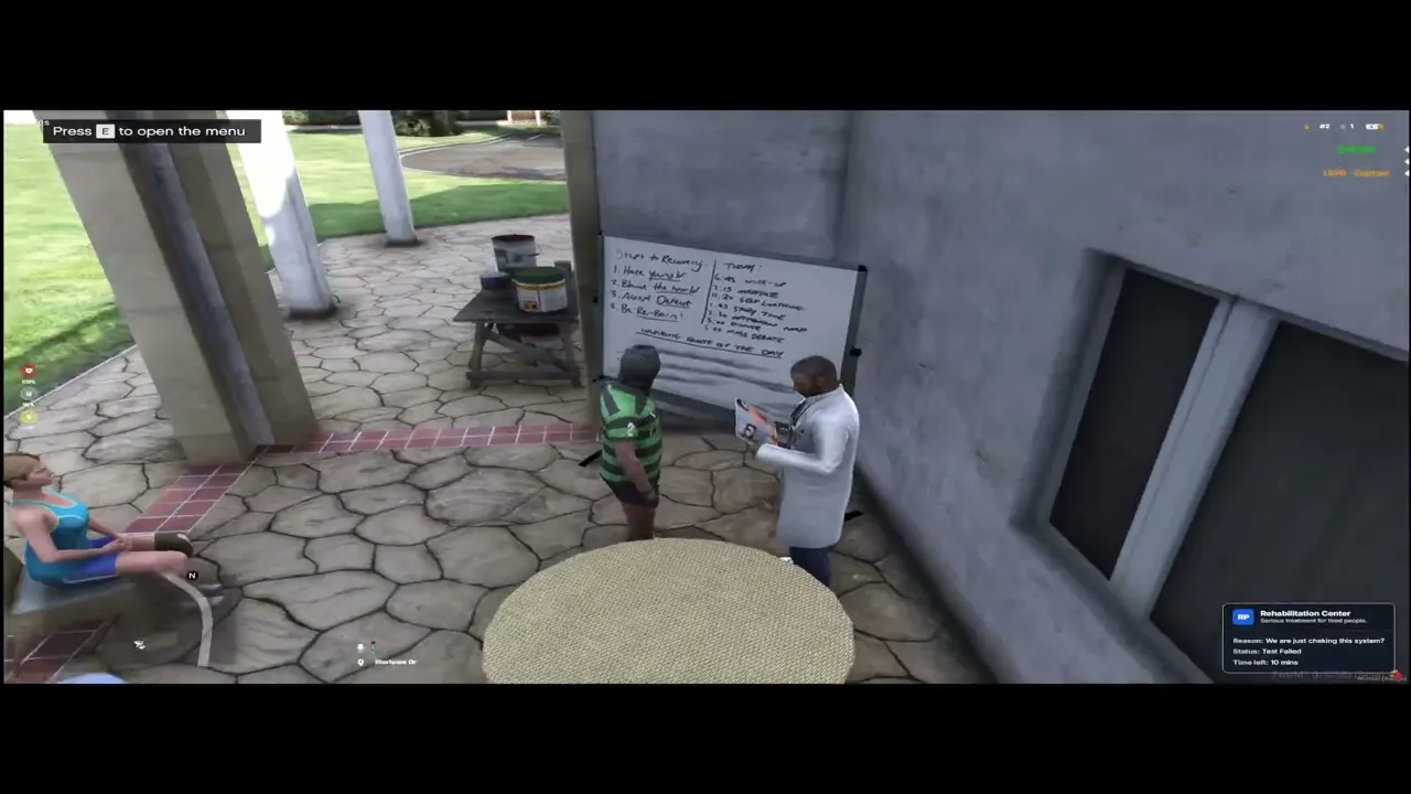 Rehabilitation Center | Punishment System