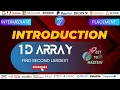 Find Second Largest Find 2nd Maximum Value in Array Find 2nd Maximum