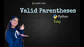 Leetcode 20 Valid Parentheses Python