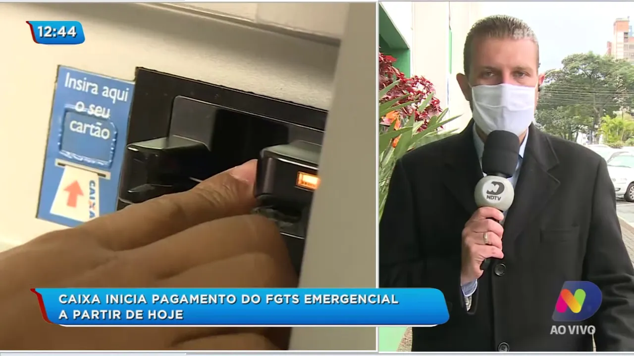 Caixa inicia pagamento do FGTS emergencial