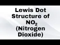 Lewis Dot Structure of NO2 Nitrogen Dioxide Inorganic Chemistry