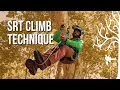 How to climb SRT SRS beginner tree climbing stationary rope system Arborist