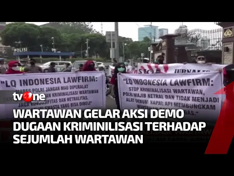 Kecam Penerapan UU ITE Dalam Karya Jurnalistik, Sejumlah Wartawan Gelar Demo