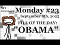 Monday 25 DOWNS ONLY CHALLENGE -