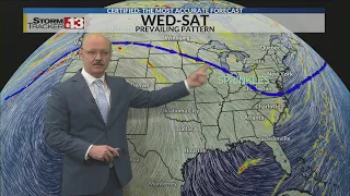 Small rain chances ahead for the week