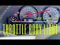 Jeep Compass throttle body fault and replacement lightning warning light on dash