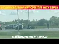 Pickup-Semi Crash At Mahnomen Minnesota