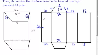 Trapezoidal Prisms - Volume and Surface Area 7 2