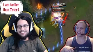 Imaqtpie Answers Who is Better: Tyler1 Or Him? - Reaction To Nightblue3 | LL Stylish | LoL Moments