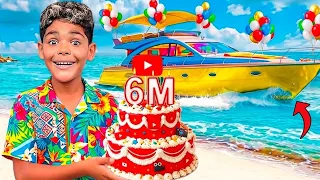 I Survived 24 Hours on a $1,000,000 Luxury Yacht‼️