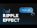 Button Ripple Hover Effect using JavaScript