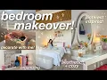 BEDROOM MAKEOVER aesthetic cozy pinterest inspired decorating organizing etc