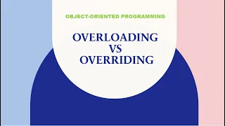 Difference between method overloading and method overriding in java Overloading VS Overriding java