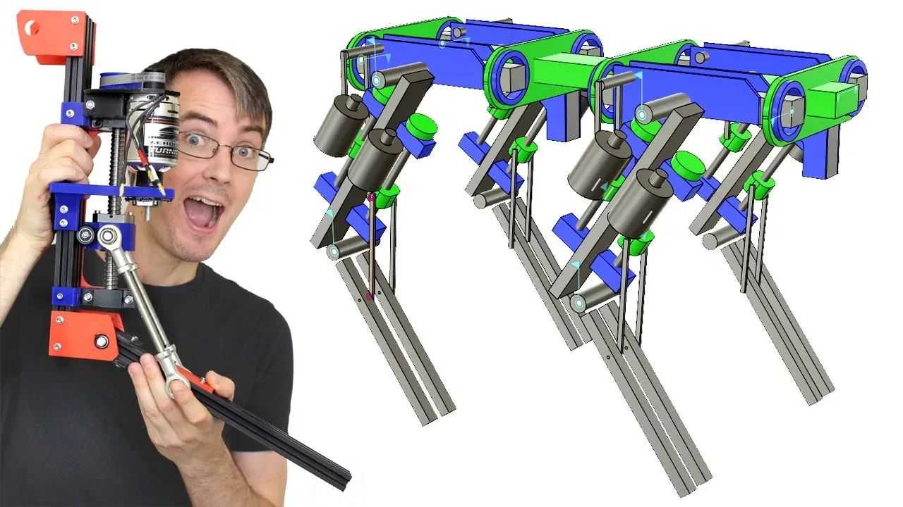 Prototyping a Quadruped Robot Leg with Brushless Actuators
