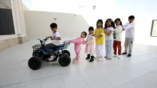 رفض يعطيهم يلعبون بالدباب ليلى 