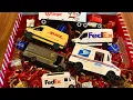 Diecast Delivery Vehicles USPS Mail Truck FedEx UPS DHL Target Tractor Trailer