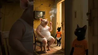 القط مياو المسكين زوج امه ترده من البيت Cat Ai قطط 