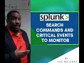 Search Commands Critical Events In Splunk 2021