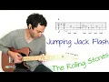 Lagu Jumping Jack Flash in standard tuning - The Rolling Stones - guitar lesson / tutorial / cover w/ tab