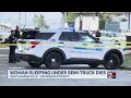 Woman dies after sleeping under semi-truck