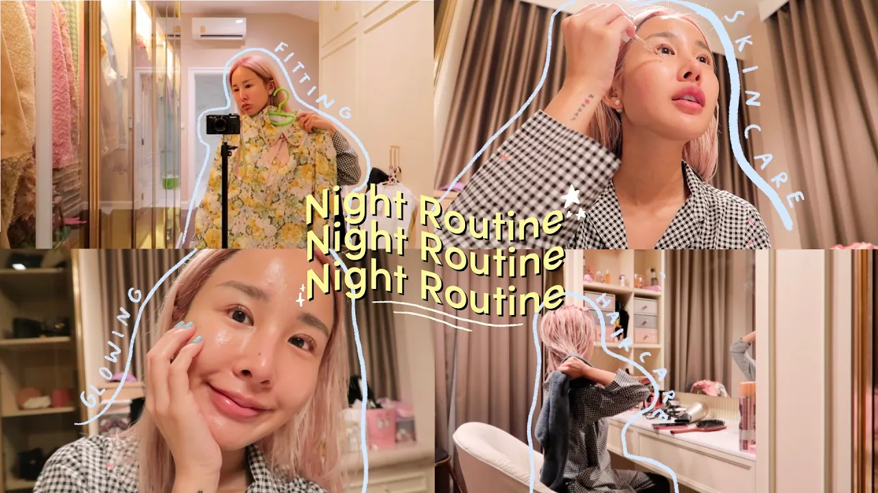 NIGHT ROUTINE 2021 อัพเดทชีวิตก่อนนอนที่บ้านใหม่ ใช้สกินแคร์อะไรมาแล้วว! 🌛✨ | Brinkkty