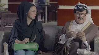 شوفوا  سمير غانم ودنيا سمير غانم باللهجة الخليجية    هتموت من الضحك   دندنها