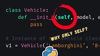 Why self is used in Python classes