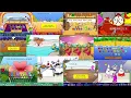 Dance mat typing all levels at the same time