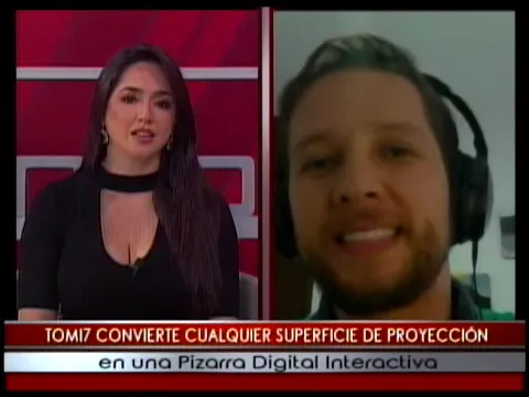Tomi7 convierte cualquier superficie de proyección en una pizarra digital interactiva