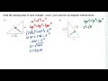 Pythagorean Theorem with radicals as sides