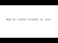 How to create a thread class in Java Hindi