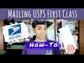 How To Mail USPS First Class Envelopes Packages with Stamps