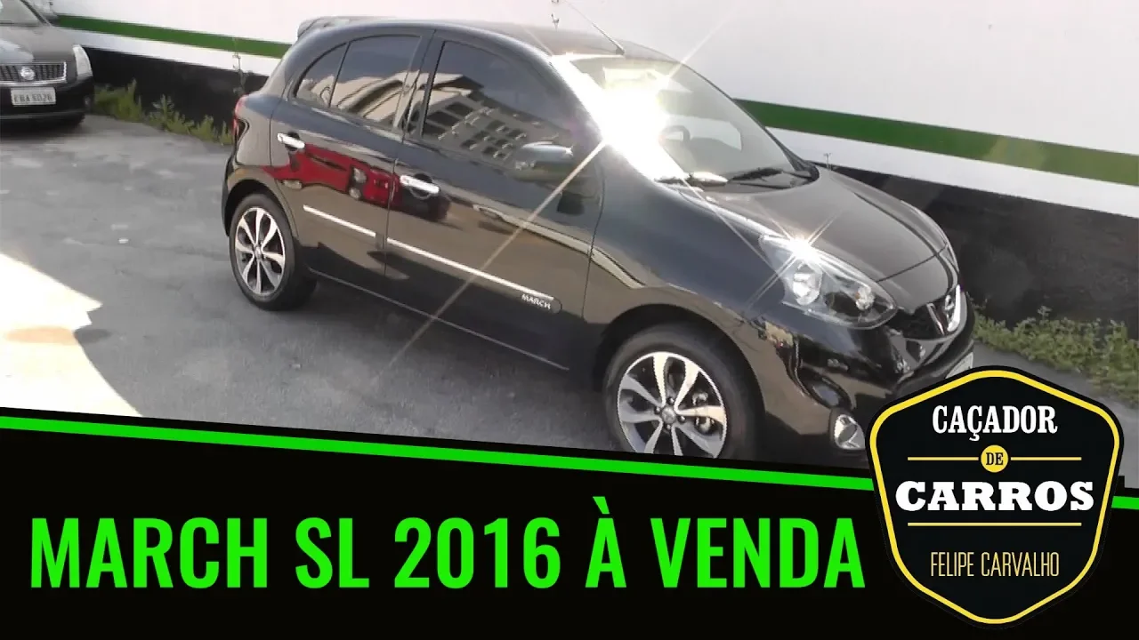 Nissan MARCH SL 2016 VENDIDO // Caçador de Carros