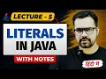 Literals in Java Java Full Course
