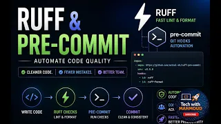 Ruff Pre-Commit GitHub Actions Python Code Quality Workflow