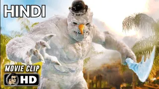snowman fight scene hindi red one 2024 movie clip hd