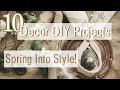 SPRING Into Style With These 10 DIY Projects To Elevate Your Spring Decor