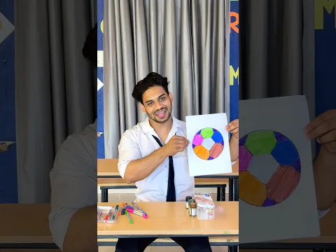 Red yellow mix 🎨😅|| Krishna Guldhar || #shorts #challenge #shortsfeed