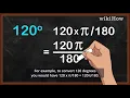 How to Convert Degrees to Radians