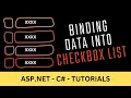 Get populate bind checkbox list in asp net c