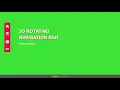 3D Rotating Navigation Bar With Html And CSS