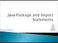 Java package and import statement - Part-04