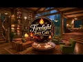 Warm Fireplace & Soft Jazz Piano for Deep Relaxation 🔥 Quiet Forest Fireplace Cabin