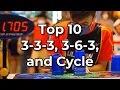 Top 10 3-3-3 3-6-3 and Cycle in the World