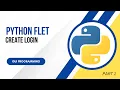 FLET Create Login - Part 1