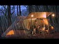 Lagu Hot tent camping in heavy downpour | Solo UK wild camping